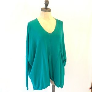 Kerisma Knits V Neck Teal Sweater
